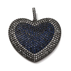 Латунные микро проложить кубического циркония подвески&nbsp;KK-U076-22EB