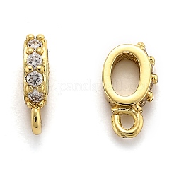 Латунные поручни из кубического циркония с микропаве&nbsp;LS-ZIRC-H119-11G