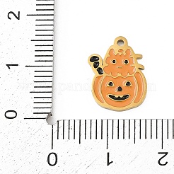 Эмалевые подвески из нержавеющей стали 304 на Хэллоуин&nbsp;LS-FIND-I068-01G-05