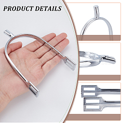 Шпора из сплава для высоких сапог&nbsp;FIND-WH0609-63P