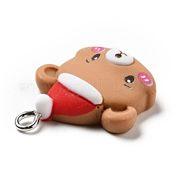 Рождественские подвески из непрозрачной смолы&nbsp;LS-RESI-G043-B08