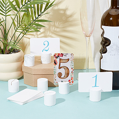 24 шт. держатель для блокнота из дерева-колонны&nbsp;AJEW-BC0009-95B