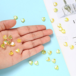 100шт экологически чистые прозрачные акриловые бусины&nbsp;TACR-YW0001-07E