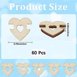 1 набор деревянных пуговиц с 1 отверстиями&nbsp;BUTT-CY0001-16A