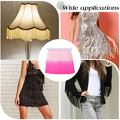 2.5м чинлоновая градиентная лента с кисточками&nbsp;OCOR-GF0005-47A