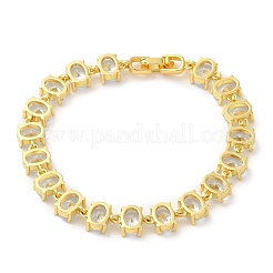 Bracciale tennis in zirconi chiari&nbsp;BJEW-M296-01G