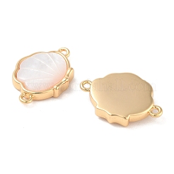 Латунные звенья из ракушки&nbsp;KK-B102-22G