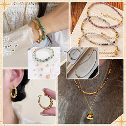 24 шт. 3 стиля s925 бусины-разделители из стерлингового серебра&nbsp;STER-PH0003-62