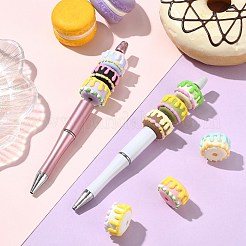 9шт 9 цвета непрозрачные акриловые бусины&nbsp;OACR-CJ0002-63