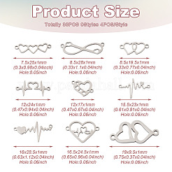 36 шт. 9 стиля 201 подвески-соединители из нержавеющей стали&nbsp;STAS-PJ0001-32