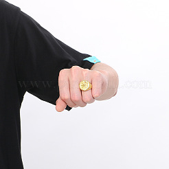 Fingerringe im Hip-Hop-Stil aus Edelstahl 304 für Herren&nbsp;FS-WG74A00-20