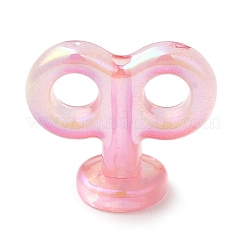 Perline acriliche opache con placcatura uv&nbsp;X-MACR-K351-11