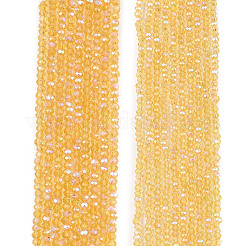 Abalorios de vidrio electroplate hebras&nbsp;EGLA-A044-T1mm-L03