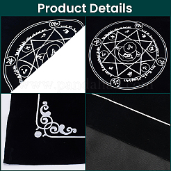 1 mantel de tarot de terciopelo para adivinación&nbsp;AJEW-CN0007-59