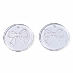 Прозрачные смоляные подвески&nbsp;RESI-N030-006C