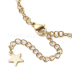 Bracciali di perline di vetro fatti a mano per le donne&nbsp;BJEW-MZ00133-01