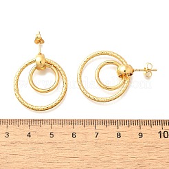 201 серьги из нержавеющей стали&nbsp;LS-EJEW-Q026-02G-B