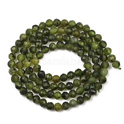 Natürliche kanadische Jade Perlen Stränge&nbsp;G-C281-A01-4mm