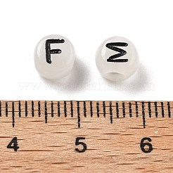 Светящиеся прозрачные акриловые бусины&nbsp;LACR-282-01B