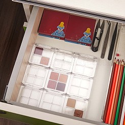 9 Stück transparente leere Lidschattenpalette&nbsp;JX089A