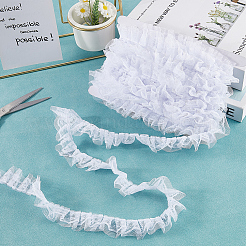 10 м хлопкового плиссированного цветочного кружева&nbsp;OCOR-CY0002-28B