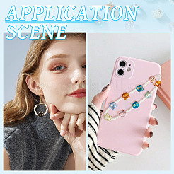 88шт 11 цвета прозрачные акриловые бусины&nbsp;MACR-TA0002-27