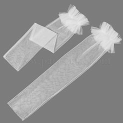 1 пара нарукавников из полиэстеровой сетки&nbsp;AJEW-GF0011-87B