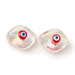 Прозрачные стеклянные бусины&nbsp;GLAA-F121-01