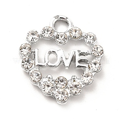 Подвески из сплава и страза&nbsp;ALRI-C007-11P