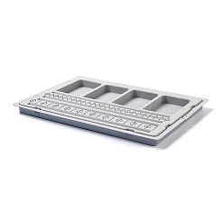 Tableros de diseño de cuentas de pulseras flocadas de plástico&nbsp;LS-ODIS-Z001-01