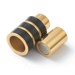 Fermoirs magnétiques en acier inoxydable 304 avec emembouts collées&nbsp;X-STAS-B009-03G