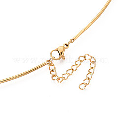 Ожерелья с торкрет-подвесками из нержавеющей стали 304&nbsp;NJEW-N061-01G