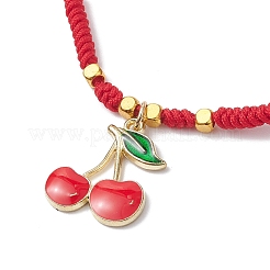 Сплав эмали шарм браслеты&nbsp;BJEW-JB12519-02