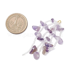 4 шт. 4 стиля подвески с кисточками из натурального цитрина&nbsp;PALLOY-MZ00999