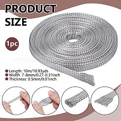 Geflochtenes Band aus Edelstahl 304&nbsp;STAS-WH0044-114B