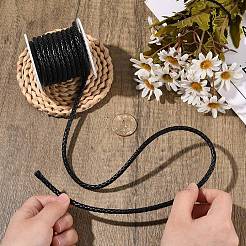 5 ярд плетеного шнура из искусственной кожи&nbsp;LC-YW0001-01