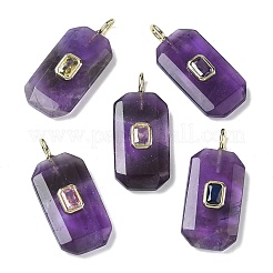 Граненые подвески из натуральных смешанных камней&nbsp;G-F819-02G