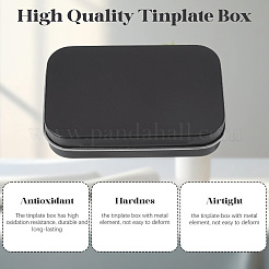 4 шт. железные шкатулки для хранения ювелирных изделий с откидной крышкой&nbsp;CON-SP0001-20A