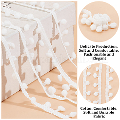 Rubans en polyester avec pompons&nbsp;OCOR-WH0033-49