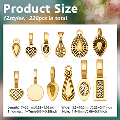 220 шт. 10 стиля подвески из сплава в тибетском стиле&nbsp;FIND-PH0025-61