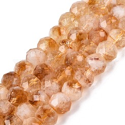 Fili di perle di citrino naturale riscaldate&nbsp;G-Q608-26A-01