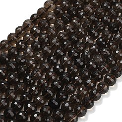 Природный дымчатый кварц нитей бисера&nbsp;G-C280-B09-8mm