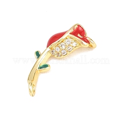 Pendentifs avec zircon cubiques à micro-pavés en laiton&nbsp;LS-KK-H273-35G-03