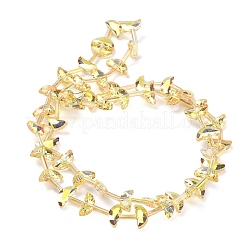 Galvanoplastie perles de verre transparentes&nbsp;EGLA-H112-05HP-02