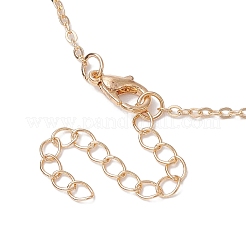 4 pièces 4 styles de chaînes de câbles en fer et de colliers&nbsp;NJEW-JN04831