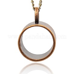 Staffe tubolari in filigrana in stile tibetano&nbsp;PALLOY-J264-09R-NF