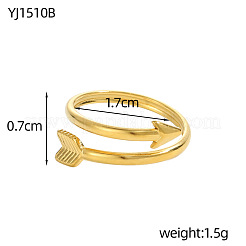 Кольца-манжеты из нержавеющей стали 304&nbsp;RJEW-OY001-05G