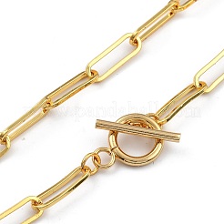 Collares pendientes de esmalte de latón mal de ojo&nbsp;NJEW-JN03053