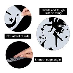 Modelli di stencil per pittura da disegno in plastica per animali domestici&nbsp;DIY-WH0284-003