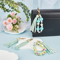 4 шт. подвесные украшения из искусственной кожи&nbsp;AJEW-SC0003-23B